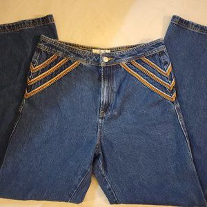 High waisted flare jeans